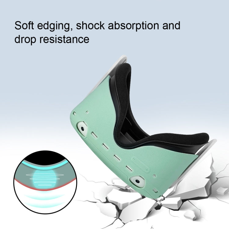 Silicone Non-Slip Protective Cover for Meta Quest 2 VR Glasses Accessories(Black) - VR Accessories by buy2fix | Online Shopping UK | buy2fix