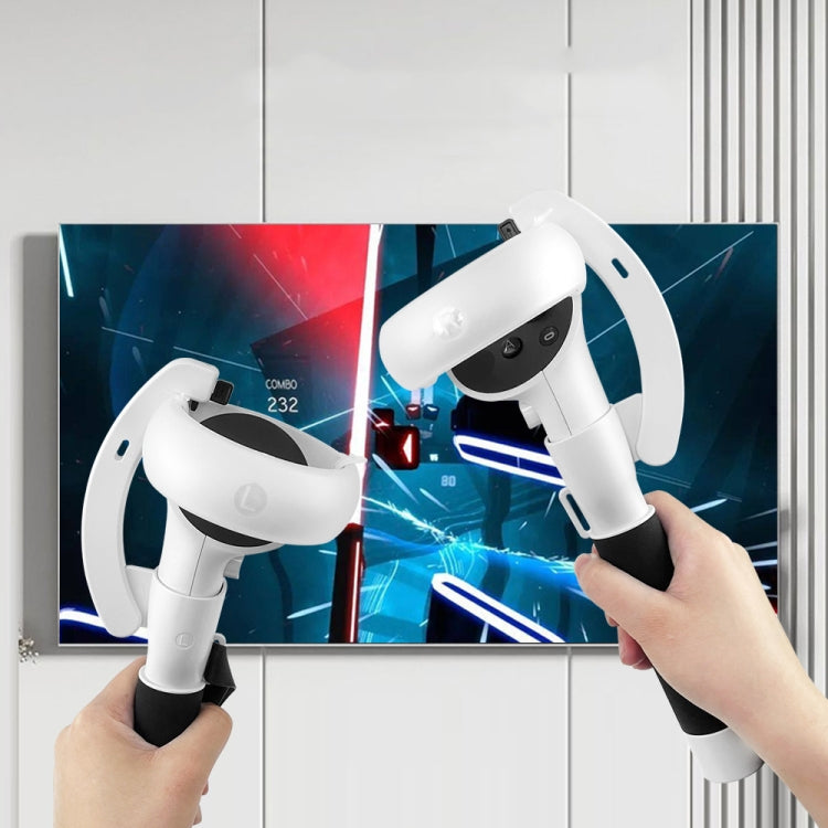 VR Controllers Long Stick Handle for Meta Quest 2 Playing Beat Saber Games - VR Accessories by buy2fix | Online Shopping UK | buy2fix