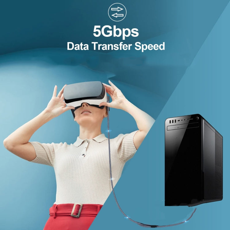 USB3.2 Gen1 VR Link Streamline For Oculus Quest 2, Model: C-C+USB3.1 5M - VR Accessories by buy2fix | Online Shopping UK | buy2fix