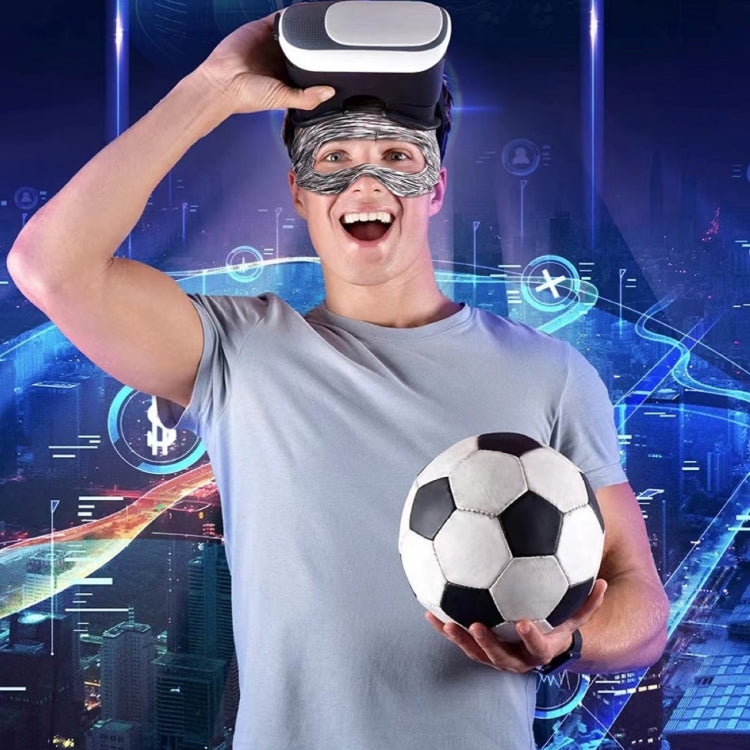 VR Glasses Head-mounted Breathable Sweat-proof Eye Mask(Blue White) - VR Accessories by buy2fix | Online Shopping UK | buy2fix