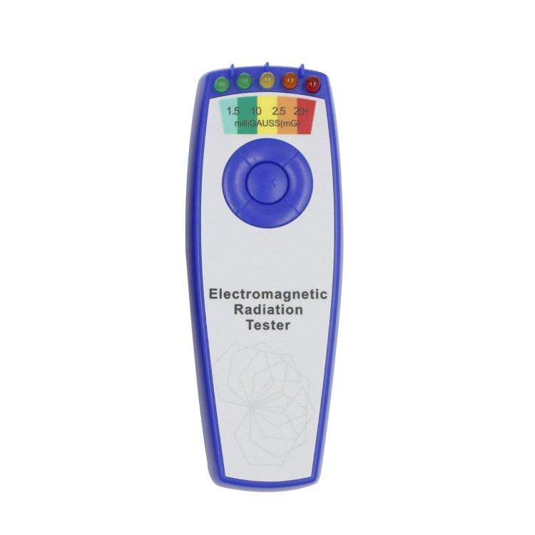 5 LED Electromagnetic Field EMF Gauss Meter Ghost Hunting Detector(Without Battery Blue) - Radiation Detector by buy2fix | Online Shopping UK | buy2fix