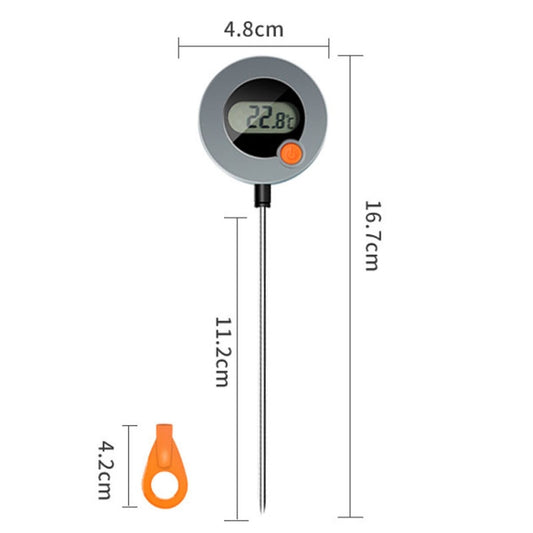 Coffee Electronic Thermometer Large Screen Digital Display Hangable Thermometer by buy2fix