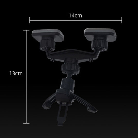 SUMITAP STH-S44Y Car Mobile Phone Double Head Magnetic Stand(Black) by SUMITAP