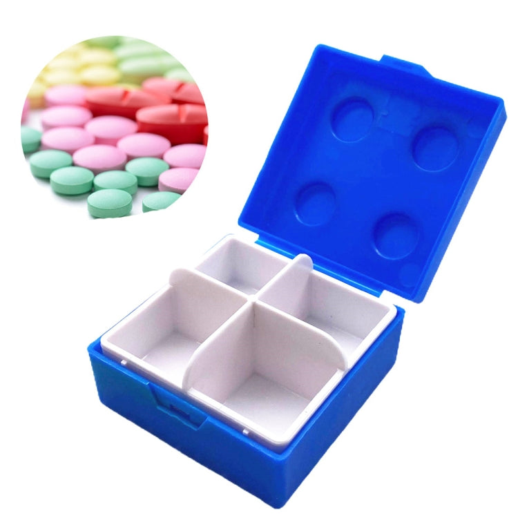 SD-J-406 28 Grids Portable Colorful Compartment Detachable Plastic Building Block Pill Box(As Show) - Pill Boxes by buy2fix | Online Shopping UK | buy2fix