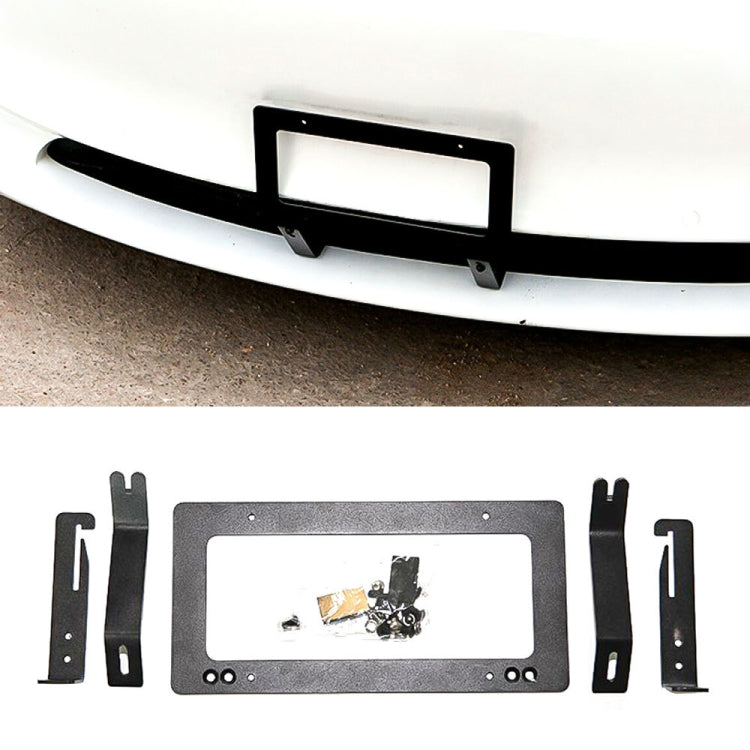 Punch-free Front License Plate Holder American License Plate Bracket(For Tesla Model 3) - License Plate Covers & Frames by buy2fix | Online Shopping UK | buy2fix
