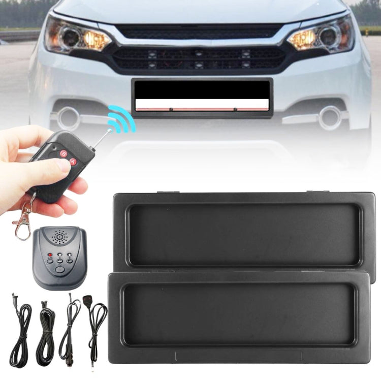 Australian Regulations Front And Rear Dual-Brand Electric Vehicle License Plate Frame - License Plate Covers & Frames by buy2fix | Online Shopping UK | buy2fix