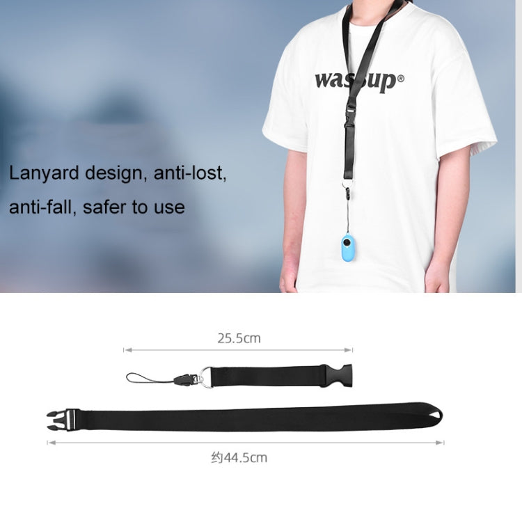 2 PCS Thumb Camera Silicone Case + Lanyard For Insta360 GO2(White) - Case & Bags by buy2fix | Online Shopping UK | buy2fix