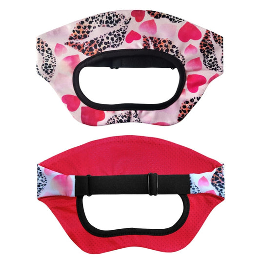 VR Glasses Sweatproof Breathable Eye Mask(Black White Flower) by buy2fix