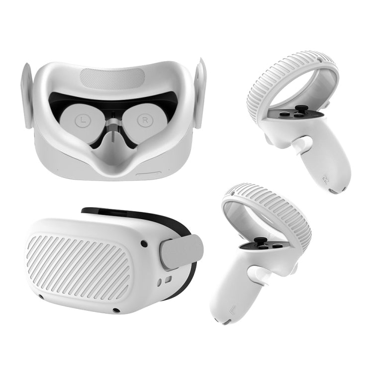 VR Glasses Lens Shell Handle Protective Case For Oculus Quest 2(White) - VR Accessories by buy2fix | Online Shopping UK | buy2fix