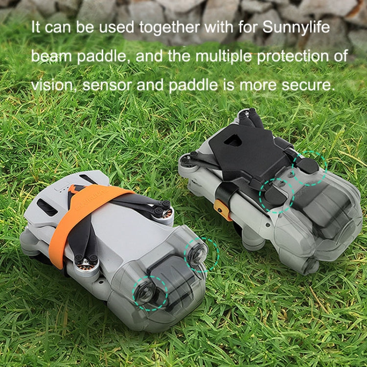 Sunnylife MM3-G445 For DJI Mini 3 Pro Frog Lens Cover Gimbal Protection Vision Sensor Cover(Transparent Gray) by Sunnylife