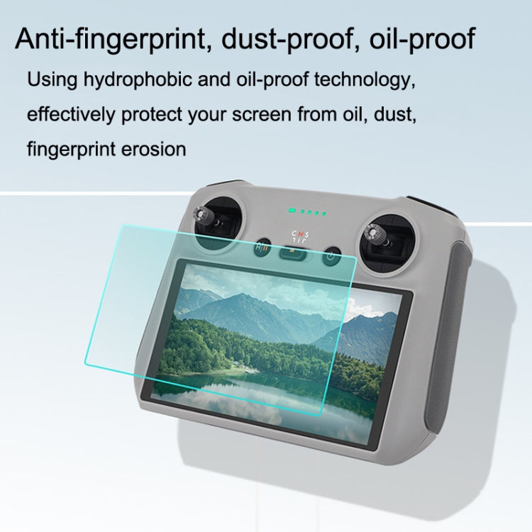 Sunnylife MM3-GHM387 9H 2.5D HD Tempered Glass Film For Mini3 Pro Remote Control(As Show) by Sunnylife