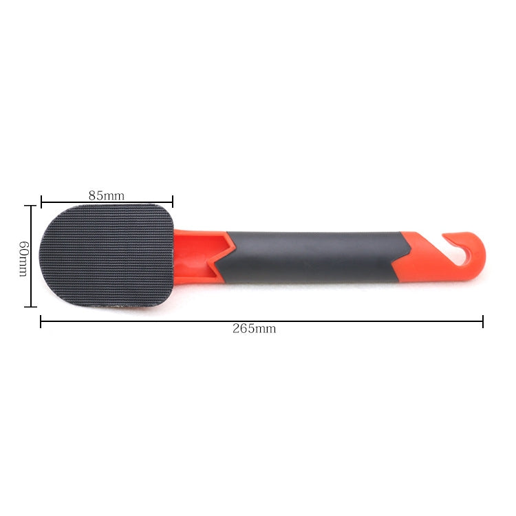 Handle + Sponge Long Handle Car Tire Varnishing Brush Tire Waxing Brush Sponge - Polishing Machine & Accessories by buy2fix | Online Shopping UK | buy2fix