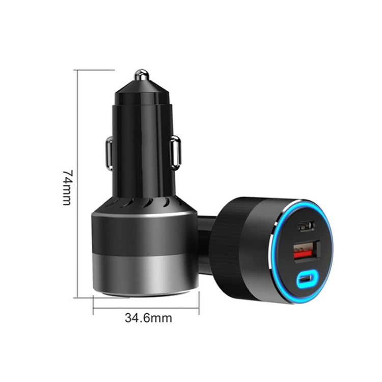IBD353 Multifunctional Flame Retardant Car Phone Charger, Model: 58.5W - Car Charger by buy2fix | Online Shopping UK | buy2fix