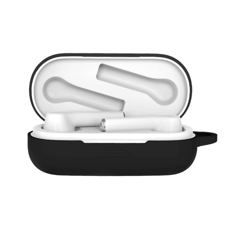 Bluetooth Earphone Silicone Protective Case for Huawei Honor FlyPods 3(Black) - Huawei Earphone Case by buy2fix | Online Shopping UK | buy2fix