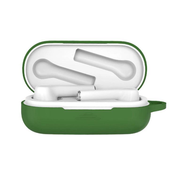 Bluetooth Earphone Silicone Protective Case for Huawei Honor FlyPods 3(Grass Green) - Huawei Earphone Case by buy2fix | Online Shopping UK | buy2fix