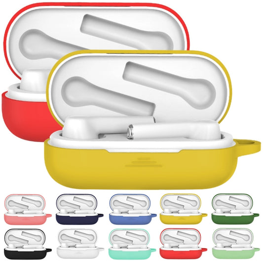 Bluetooth Earphone Silicone Protective Case for Huawei Honor FlyPods 3(Grass Green) by buy2fix