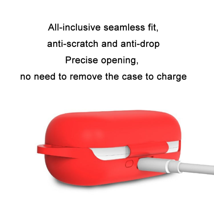 Bluetooth Earphone Silicone Protective Case for Huawei Honor FlyPods 3(Pink) - Huawei Earphone Case by buy2fix | Online Shopping UK | buy2fix