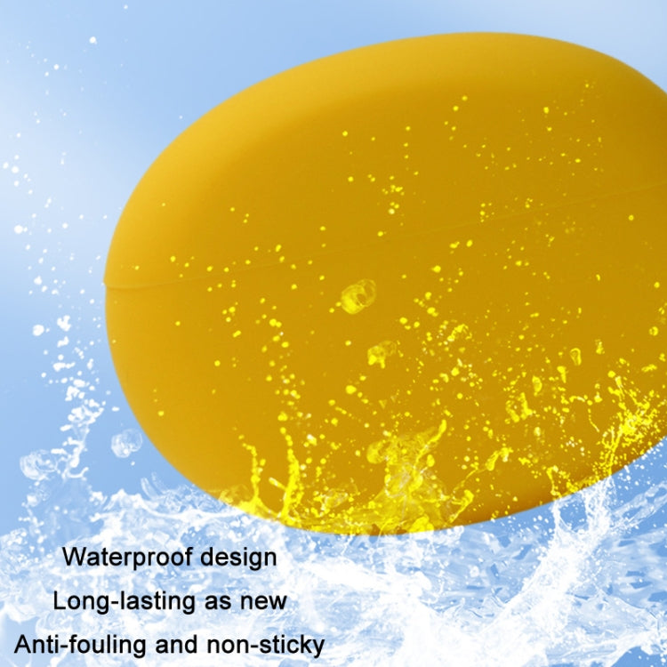Bluetooth Earphone Silicone Cover For OPPO Enco X2 With Buckle(Yellow) - Other Earphone Case by buy2fix | Online Shopping UK | buy2fix