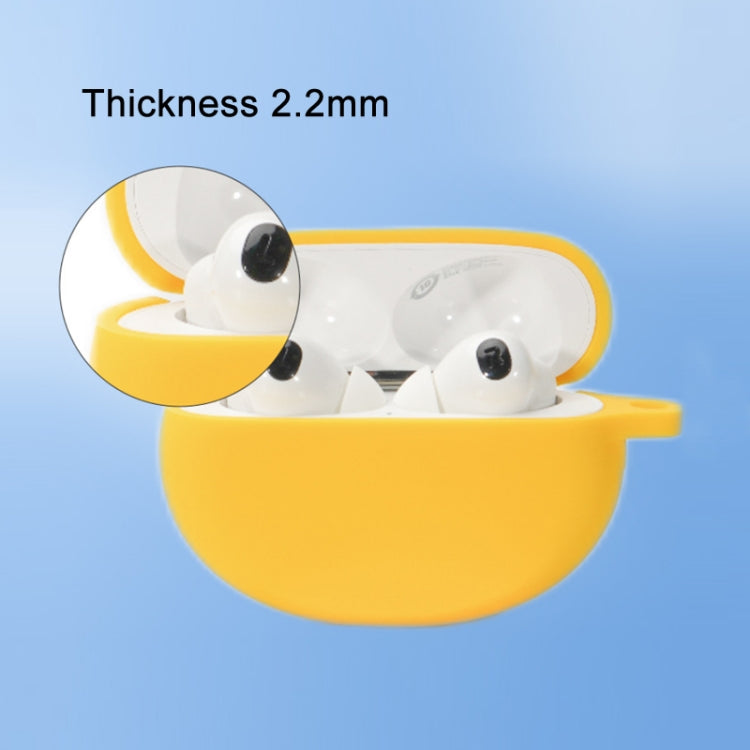 Bluetooth Earphone Silicone Cover For OPPO Enco X2 With Hand Rope(Yellow) - Other Earphone Case by buy2fix | Online Shopping UK | buy2fix