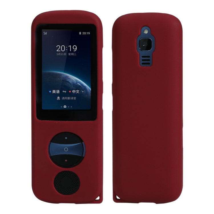 Silicone Storage Case For iFLYTEK Translator 3.0(Wine Red) - by buy2fix | Online Shopping UK | buy2fix