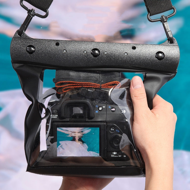 Tteoobl 20m Underwater Diving Camera Housing Case Pouch Camera Waterproof Dry Bag, Size: L(White) - Diving Accessories by Tteoobl | Online Shopping UK | buy2fix