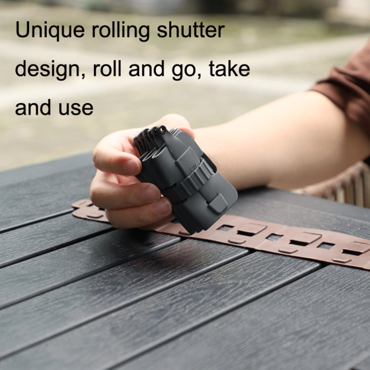 Sunnylife MM3-SN443 For Mini 3 Pro Propeller Blades + Silicone Folding Storage Bag(Red Strip+Gray Bag) by Sunnylife