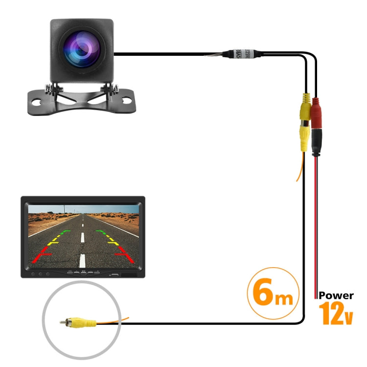 A17S AHD HD Night Vision Car CVBS Conversion After Viewing Camera - Rear View Cameras by buy2fix | Online Shopping UK | buy2fix