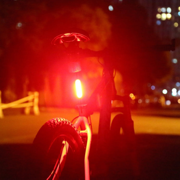 LED Rechargeable Bicycle Warning Strip Tail Light(OPP Red&Blue Light) by buy2fix