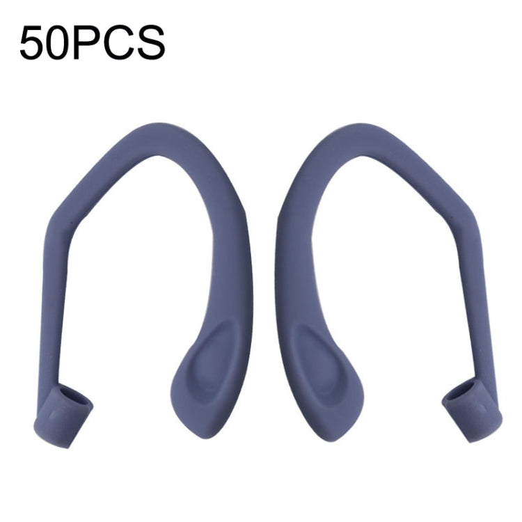 50PCS EG40 For Apple Airpods Pro Sports Wireless Bluetooth Earphone Silicone Non-slip Ear Hook(Purple) - Anti-lost & Holder by buy2fix | Online Shopping UK | buy2fix