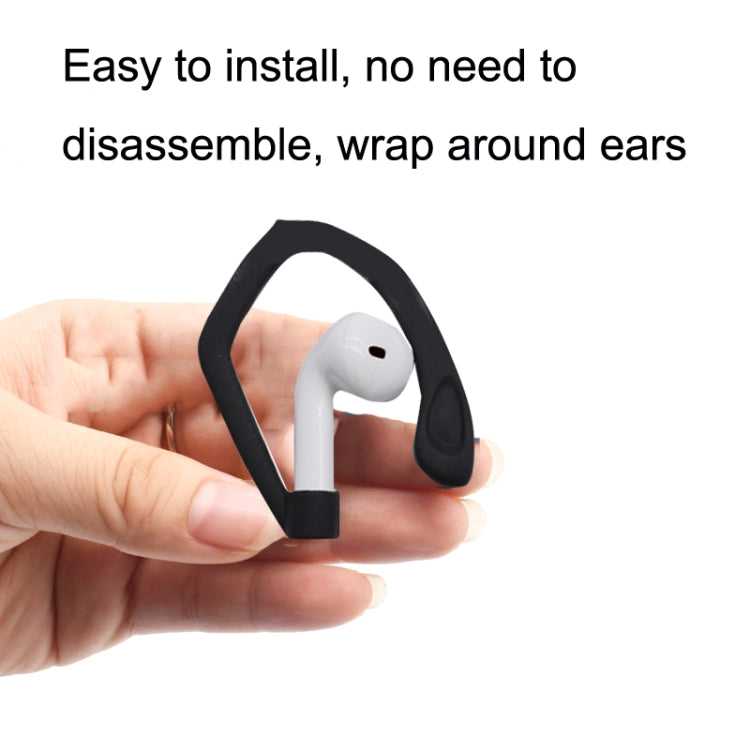 50PCS EG40 For Apple Airpods Pro Sports Wireless Bluetooth Earphone Silicone Non-slip Ear Hook(Purple) - Anti-lost & Holder by buy2fix | Online Shopping UK | buy2fix