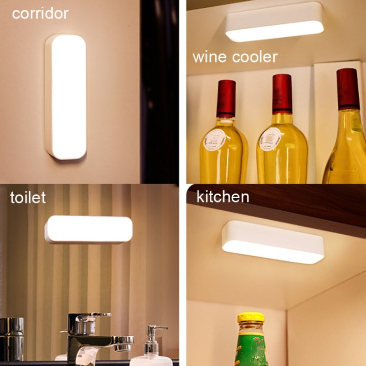 D6 Smart Charging Home Wireless Cabinet Sensor Light, Battery Capacity: 3000 mAh(Yellow Light) - Sensor LED Lights by buy2fix | Online Shopping UK | buy2fix