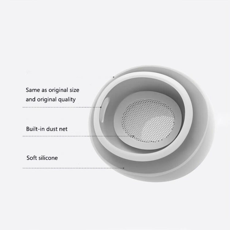 4 Sets / 12pcs In-Ear Headphones Silicone Earphone Earbud Case For AirPods Pro / Pro 2(White) - Earmuff & Pad by buy2fix | Online Shopping UK | buy2fix