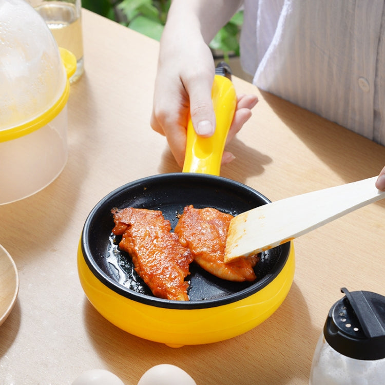 350W Electric Egg Omelette Cooker Frying Pan Steamer Cooker,EU Plug,Style: Single Layer Set Yellow by buy2fix