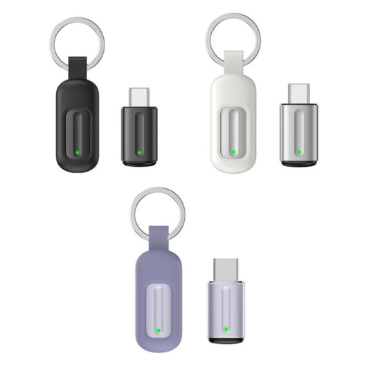 Ocrustar Capsule Mobile Phone Infrared Universal Remote Control, Color: 3-in-1 iOS/Hongmeng/Android Type-C (Purple) by Ocrustar