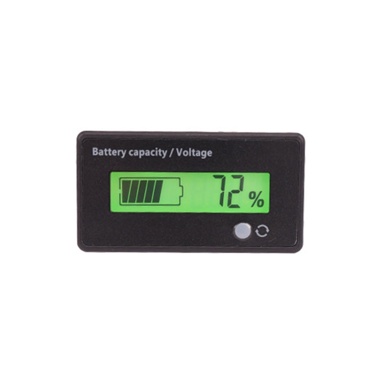 L6133 LCD Electric Motorcycle Power Display, Style: Single Button Green Backlight - Electrical Instruments by buy2fix | Online Shopping UK | buy2fix