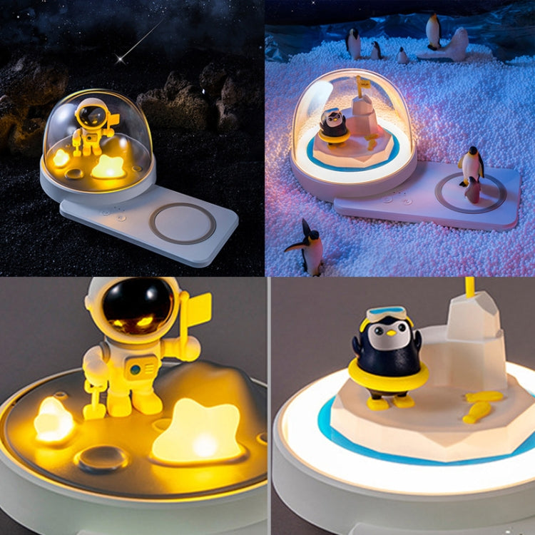 Decorative Table Lamp Wireless Fast Charging Smart Bluetooth Music Light, Style: Bluetooth Model(Astronauts) - Wireless Charger by buy2fix | Online Shopping UK | buy2fix