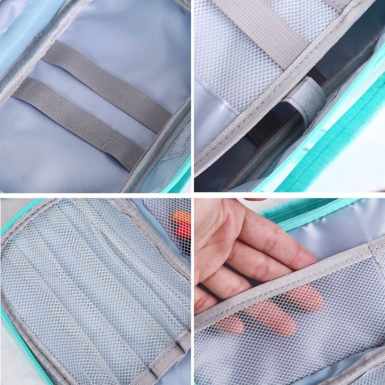 Large Capacity Multi-layer Portable Stationery Bag Canvas Pen Bag(Black) - Pen Holder by buy2fix | Online Shopping UK | buy2fix