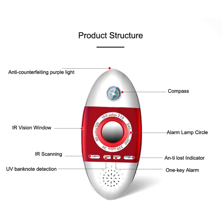 K200 Hotel Anti-sneak Camera Multi-function Infrared Camera Detector Color Random Delivery - Infrared Detector by buy2fix | Online Shopping UK | buy2fix