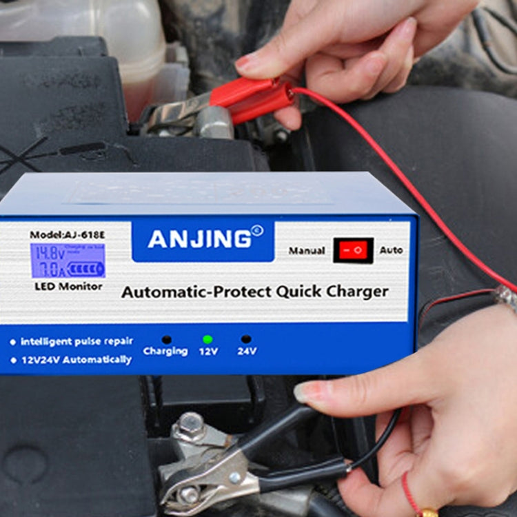 ANJING AJ-618E Battery Charger Car Battery Repairer, Model: US Plug by buy2fix