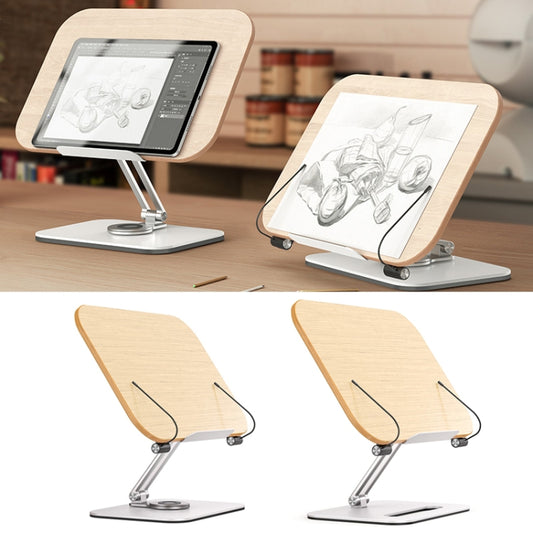R04 Reading Bookshelf Desktop 360-degree Rotation Multi-function Liftable Tablet Bracket - Laptop Stand by buy2fix | Online Shopping UK | buy2fix