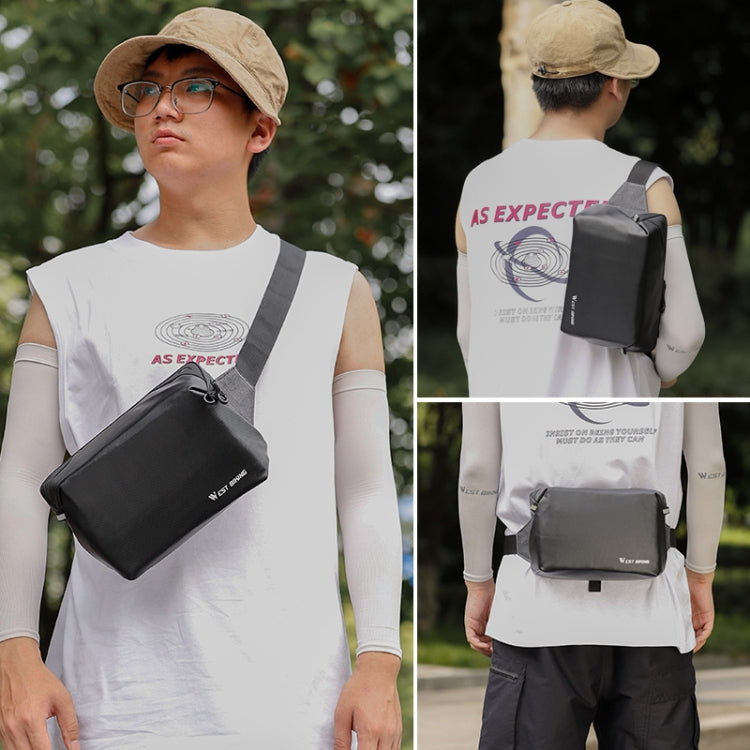 WEST BIKING YP0707298 Bicycle Handlebar Bag Multi-function Messenger Bag Scooter Head Bag(Black) by WEST BIKING