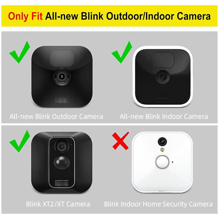 Silicone Protective Cover For Blink Outdoor/Indoor/XT1/XT2 Security Camera(White) - Camera Cases by buy2fix | Online Shopping UK | buy2fix