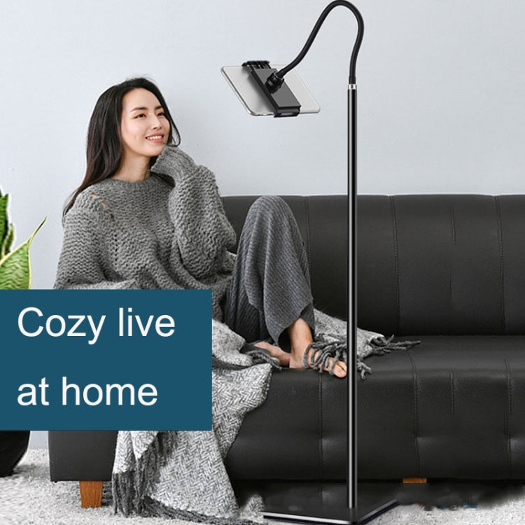 155cm Live Broadcast Bedside Cantilever Floor Bracket Bluetooth Remote Control Model (White) by buy2fix