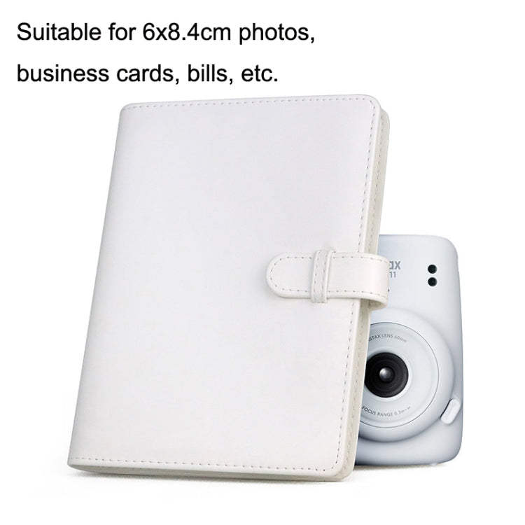3 Inch PU Leather Retro Photo Album Photo Storage Commemorative Book(White) - Photo Albums & Photo Frames by buy2fix | Online Shopping UK | buy2fix