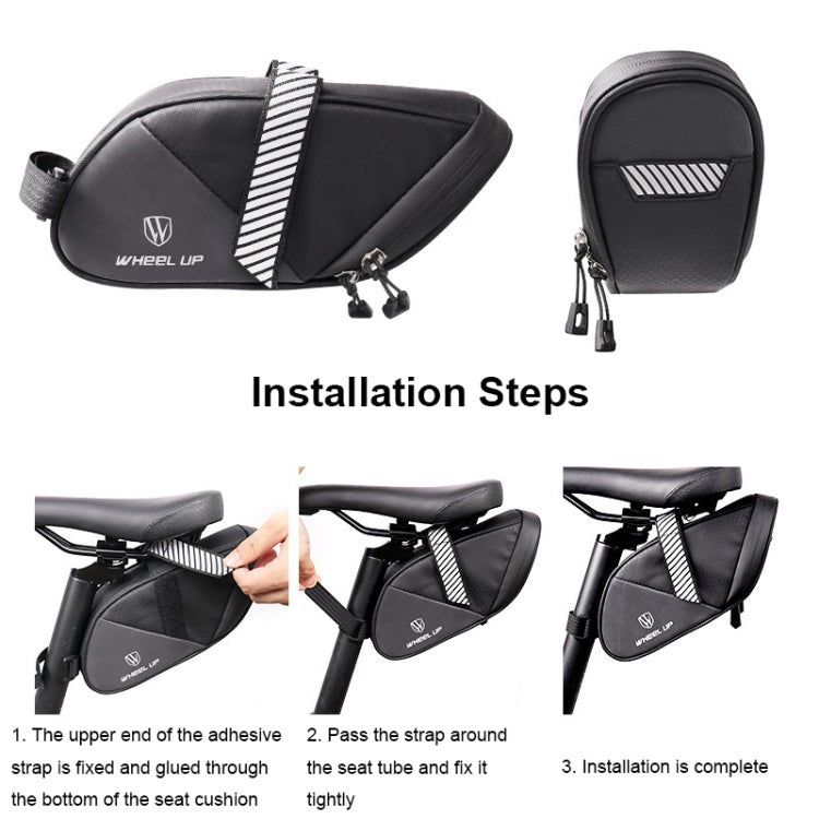 WHEEL UP C16 Outdoor Cycling Waterproof Cushion Bag Bicycle Tail Bag, Size: S by WHEEL UP