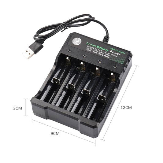 BMAX 18650 4.2V Lithium Battery USB Independent 4 Slot Charger(Colorful Box) - Charger & Converter by buy2fix | Online Shopping UK | buy2fix