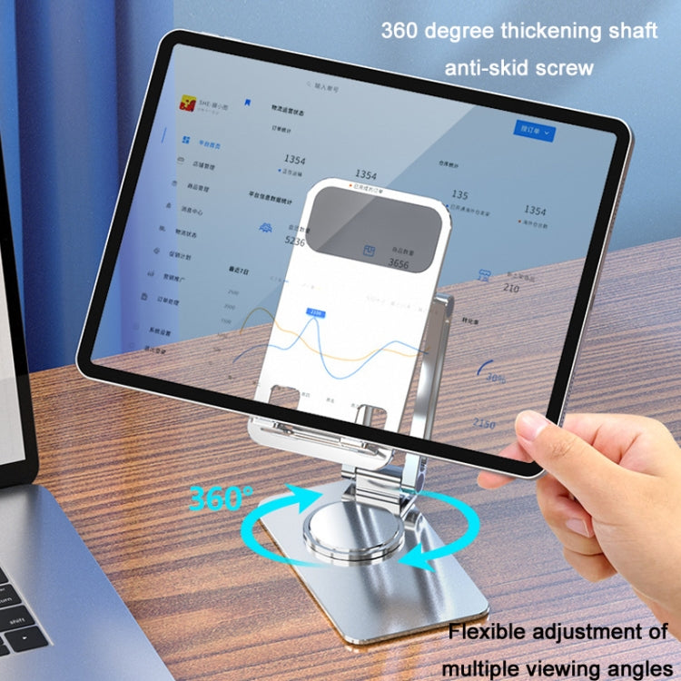 Portable Mobile Phone Tablet Desktop Stand, Color: K5 Silver - Desktop Holder by buy2fix | Online Shopping UK | buy2fix