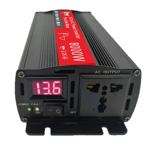 Gurxun 8000W High Power Household Car Sine Wave Inverter, Specification: 60V To 220V by Gurxun