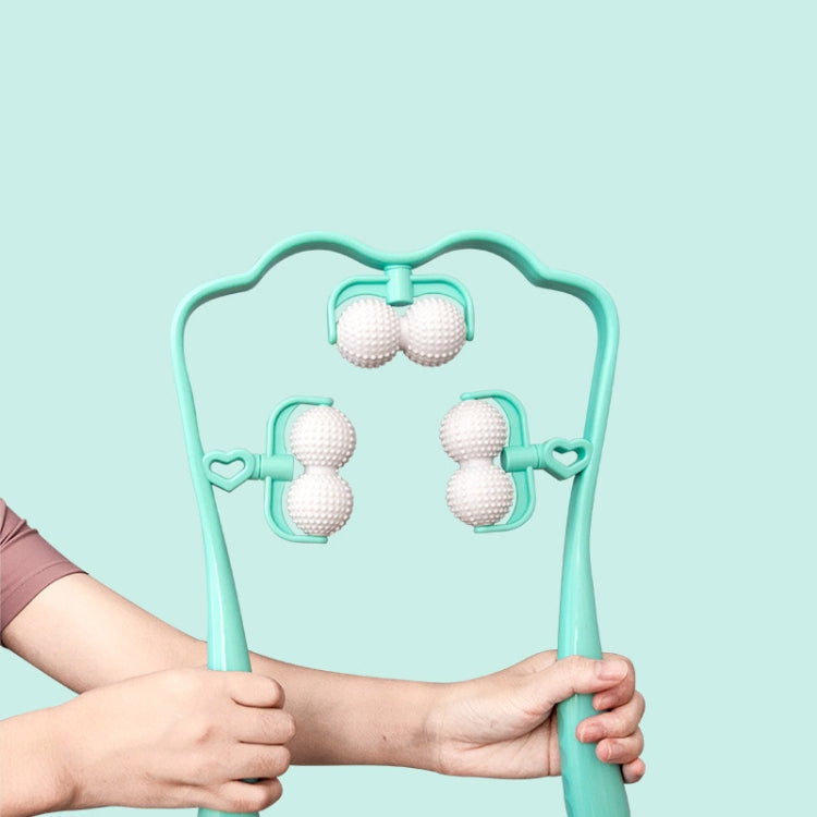 Handheld Cervical Shoulder And Neck Massager(Green) - Massage & Relaxation by buy2fix | Online Shopping UK | buy2fix