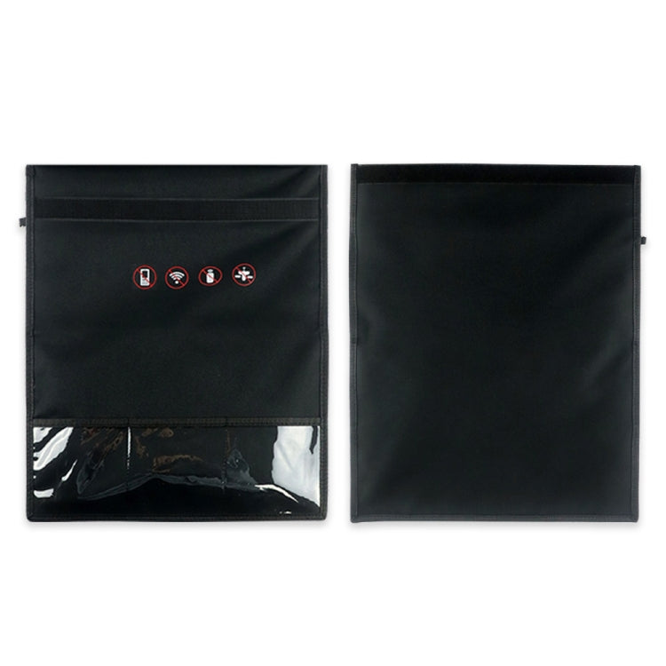 Car Key Signal Shielding Bag Tablet Mobile Phone Privacy Protective Cover Large(Black) - Antimagnetic RFID Package by buy2fix | Online Shopping UK | buy2fix